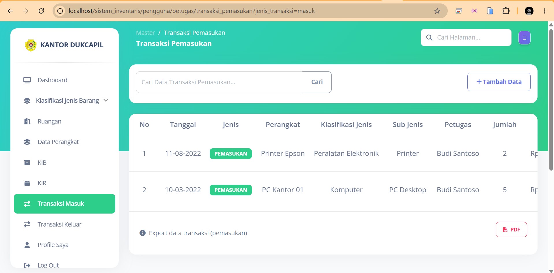 Dinas Dukcapil Kota Kupang